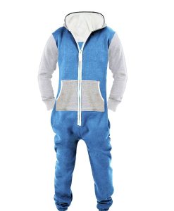Men's Blue Onesie Pajama Playsuit